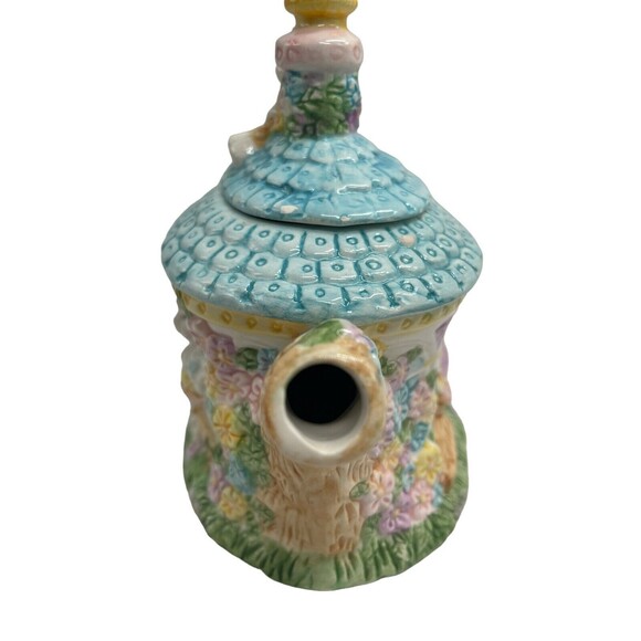 1994 Mercuries Ceramic Teapot Bunnies 8.2" x 4.2" x 6.3" - Picture 13 of 16